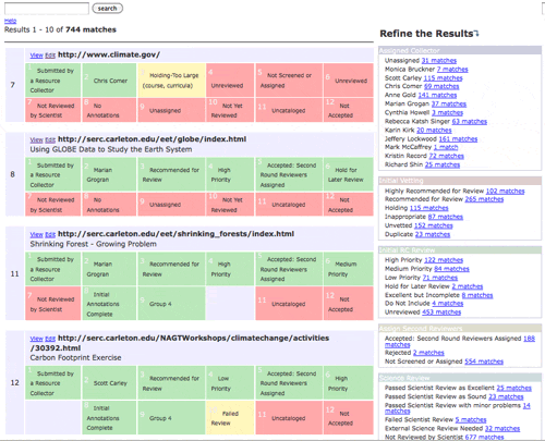 Review System Search