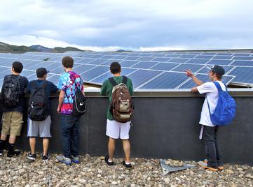 Solar roof field trip